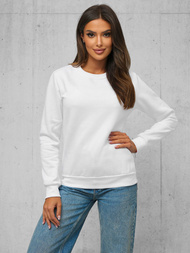 Sudadera de mujer blanca OZONEE JS/W01Z
