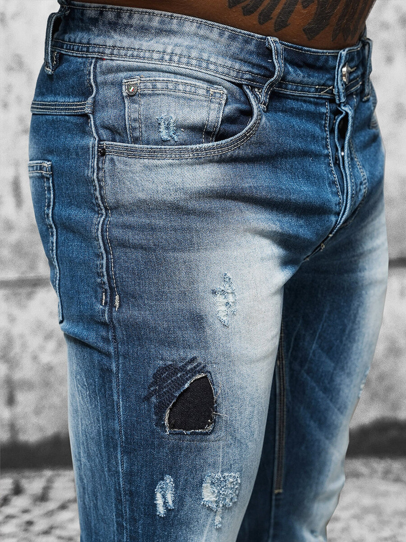 Vaqueros de hombre azul OZONEE NB/MP0008B