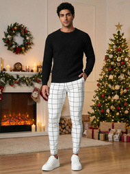 Pantalón chino de hombre blancos OZONEE O/P4009Z