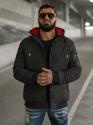 Chaqueta de hombre negra OZONEE JS/31M5003Z