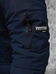 Chaqueta de hombre azul marino OZONEE JS/5M718/215