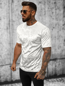 Camiseta de hombre blanco OZONEE O/P1064