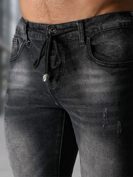 Vaquero de hombre negras OZONEE NB/MP0063/1NZ