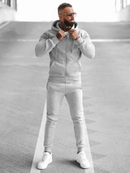 Chándal de hombre gris OZONEE JS/68C10386/2Z