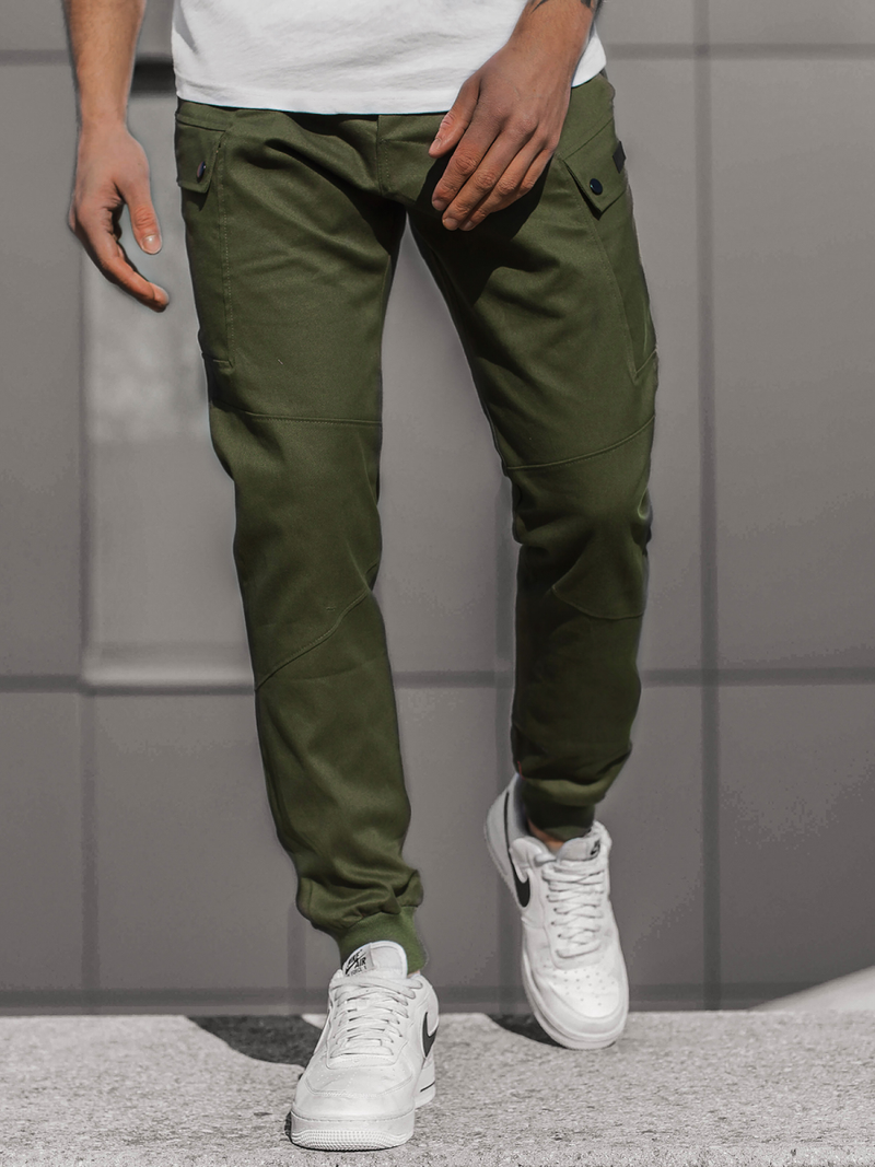 Pantalón jogger de hombre caqui OZONEE O/11103