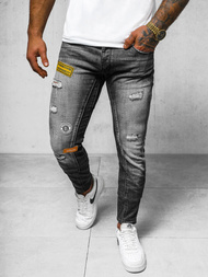 Vaqueros de hombre negras OZONEE NB/MP0047NZ