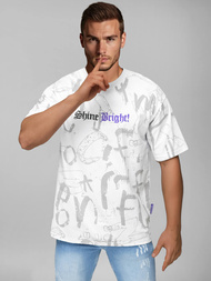 Camiseta de hombre blanco OZONEE O/YN2/621Z