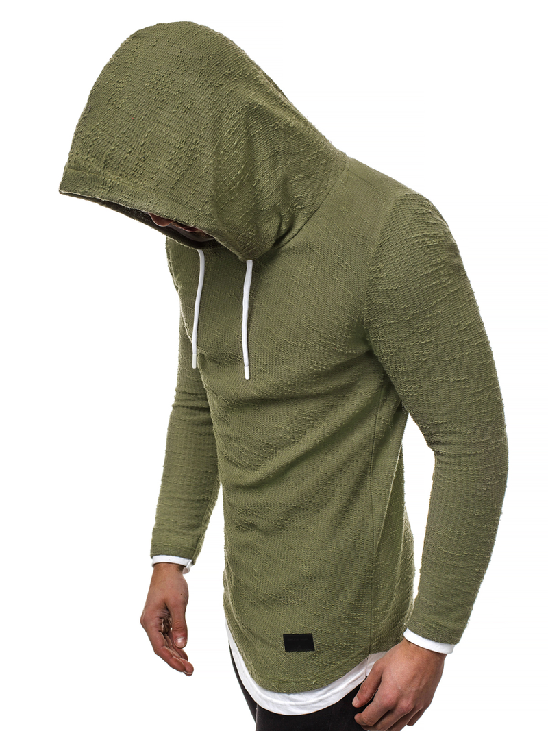 Sudadera de hombre verde claro OZONEE O/1252Z