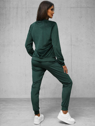 Chándal velour de mujer de verde-oscura OZONEE O/8C1173/9Z