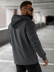 Chaqueta softshell para hombre grafito OZONEE JS/27B6529/5Z