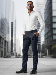 Pantalón chino de hombre azul marino OZONEE V/5100