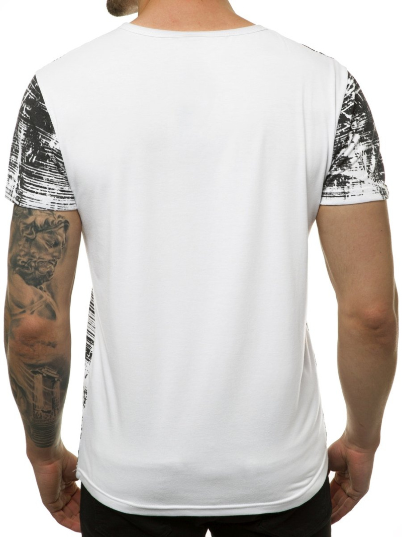 Camiseta de hombre blanca OZONEE JS/SS10920