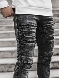 Vaqueros de hombre negro OZONEE V/19286