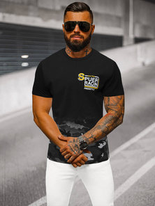 Camiseta de hombre gris OZONEE JS/S985/2Z