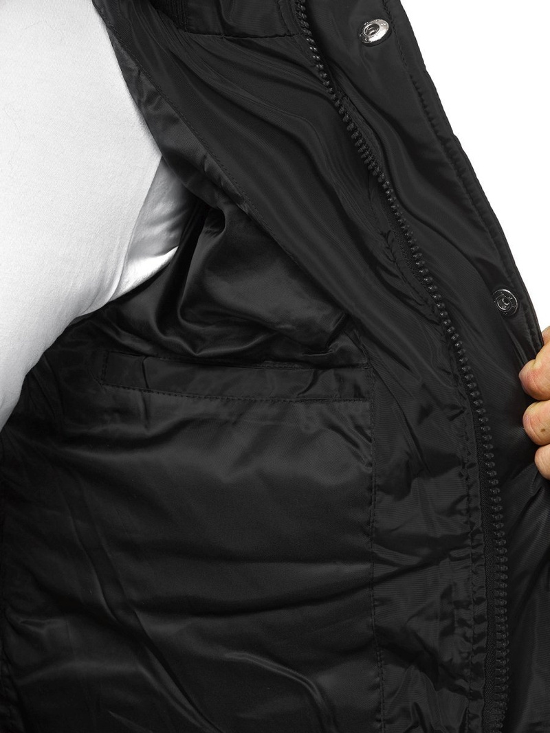 Chaqueta de hombre negra OZONEE O/99120