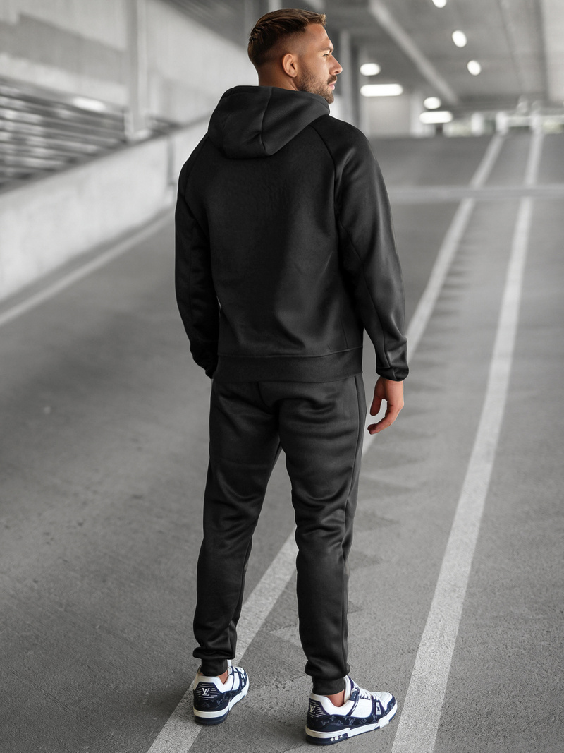 Chándal de hombre negro OZONEE JS/8C1967/3