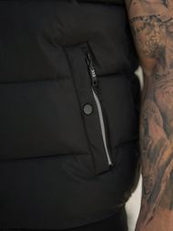Chaleco de hombre negra OZONEE JS/32M1780/392