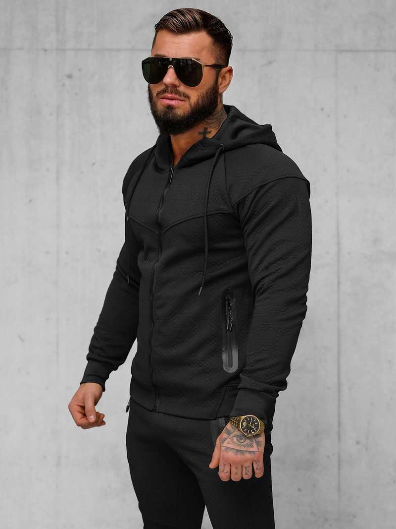 Chándal de hombre negro OZONEE O/FF3705AB