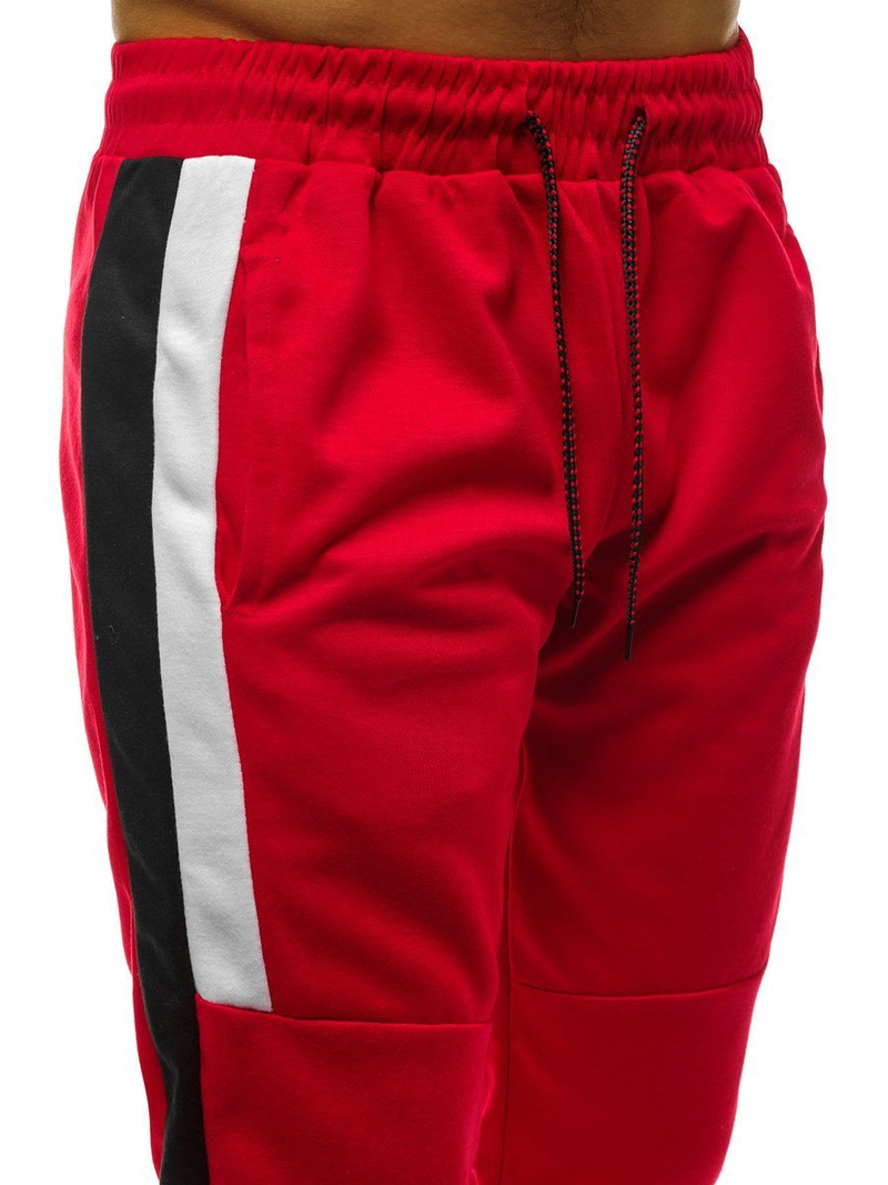 Pantalón de chándal de hombre rojo OZONEE JS/JZ11023