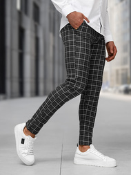 Pantalón chino de hombre negro OZONEE DJ/5515Z