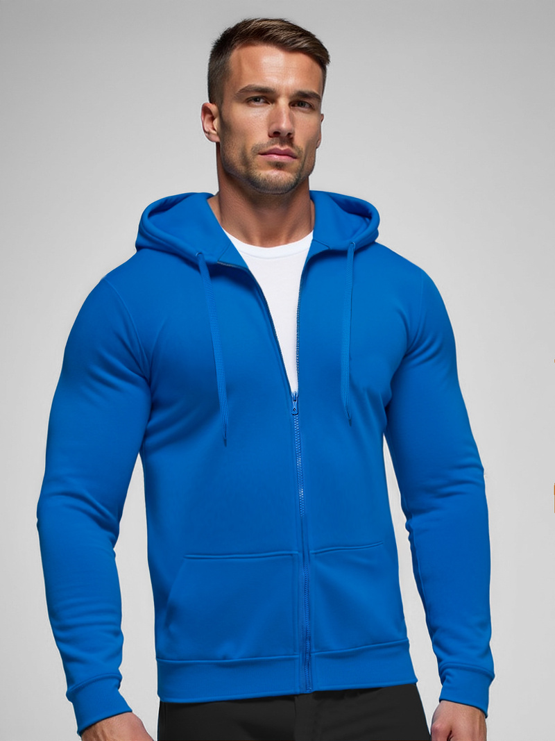 Sudadera de hombre azul OZONEE JS/2008