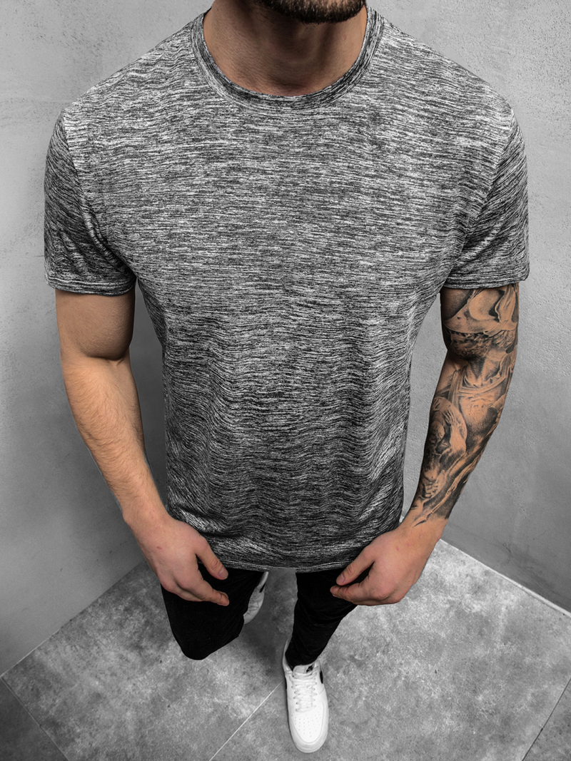 Camiseta de hombre grafito OZONEE JS/S01Z