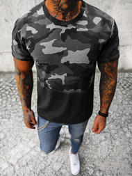Camiseta de hombre grafito OZONEE JS/8T86/5
