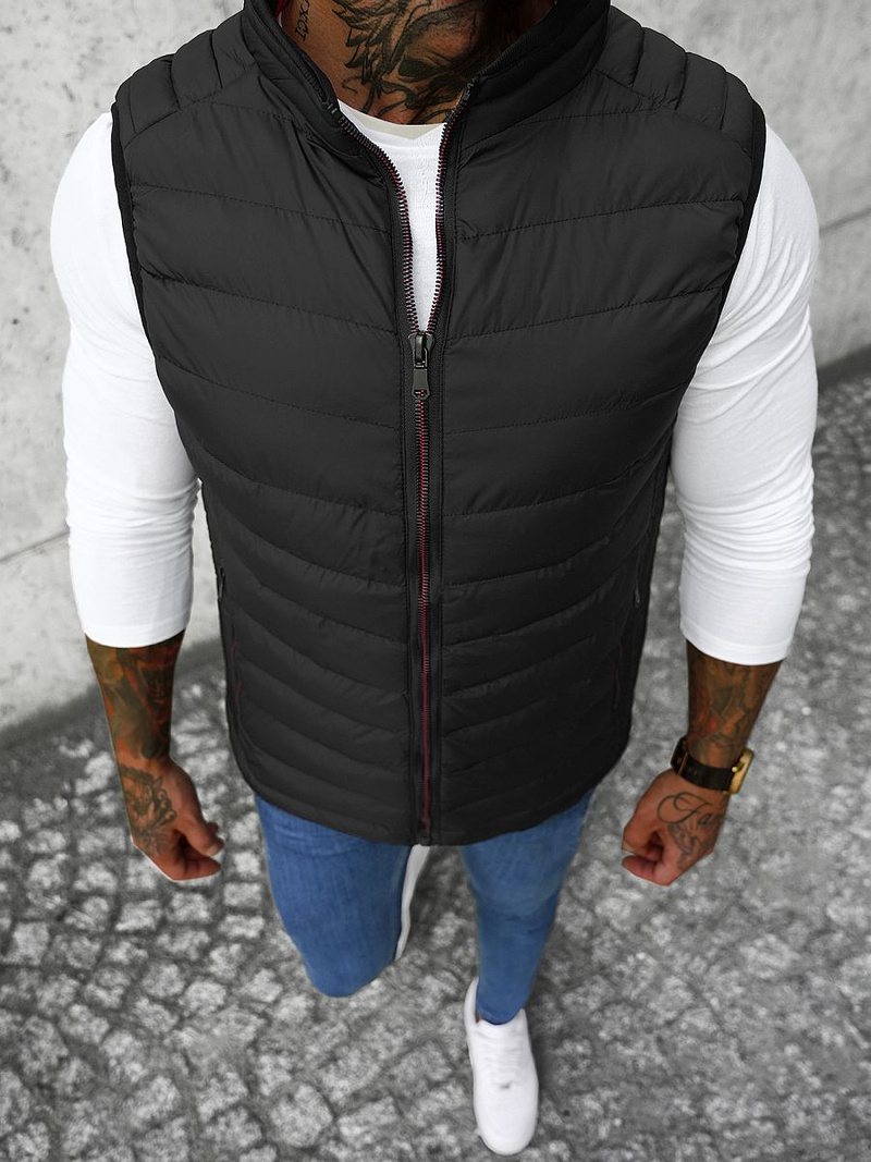 Chaleco de hombre negra OZONEE N/7133