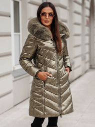 Chaqueta de mujer oro OZONEE JS/16M9100/403Z