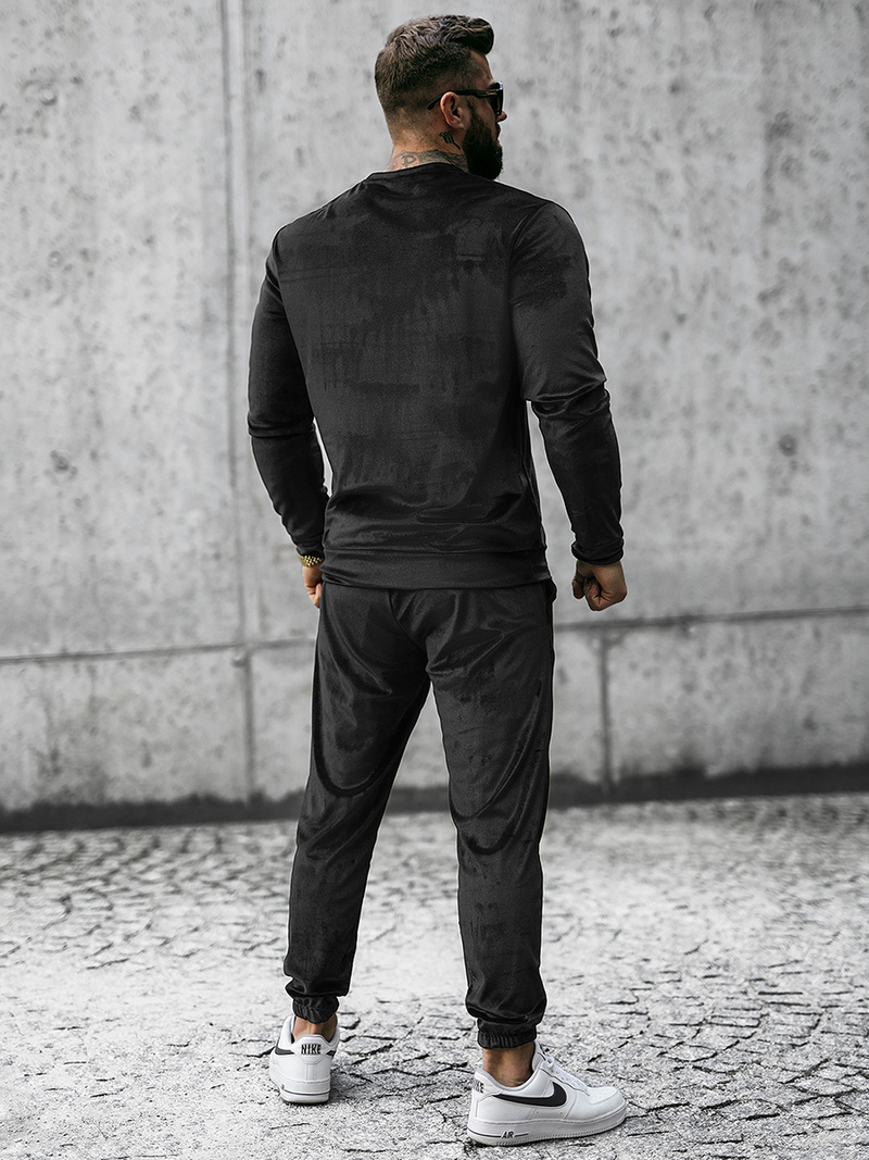 Chándal de hombre negro OZONEE O/D7516