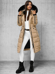 Chaqueta de mujer beige OZONEE O/W377