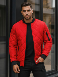 Chaqueta de hombre roja OZONEE JS/MY01Z