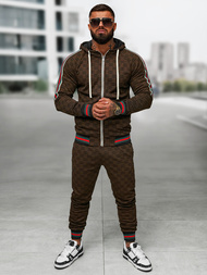 Chándal de hombre beige oscuro OZONEE O/FF5111AB