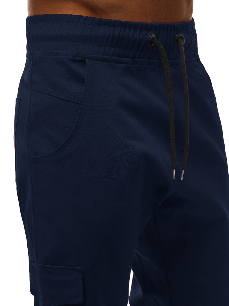 Pantalón jogger de hombre granate-oscuro OZONEE A/404