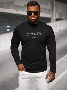 Sudadera de hombre negra OZONEE O/B7548