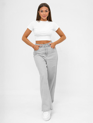 Camiseta de mujer blanco OZONEE JS/96T666/1