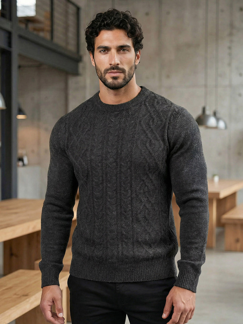 Jersey de hombre grafito OZONEE JS/59B3610/5