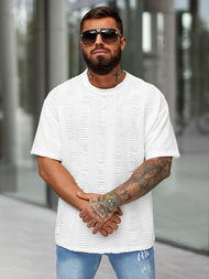 Camiseta de hombre blanca OZONEE O/B1149