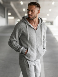 Chándal de hombre gris OZONEE JS/68C10386/2Z