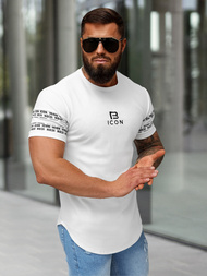 Camiseta de hombre blanca OZONEE O/B1213