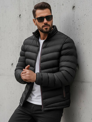 Chaqueta de hombre negra OZONEE JS/SM71Z