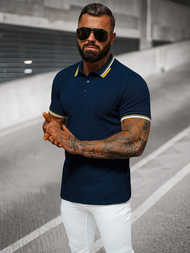 Polo de hombre azul marino OZONEE O/DA736