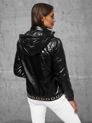 Chaqueta de mujer negra OZONEE JS/16M9087/392