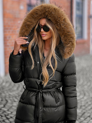 Chaqueta de mujer negra OZONEE JS/5M3298/392Z