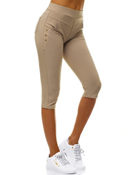 Leggings para mujer beige OZONEE JS/1041/A8
