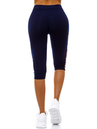 Leggings para mujer azul marino OZONEE JS/1037/B4