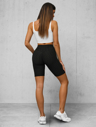 Leggins mujer cortos negros OZONEE JS/17K593/3