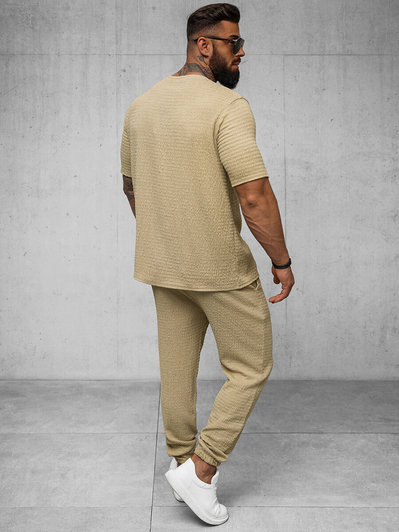 Camiseta de hombre camel OZONEE O/Y960T