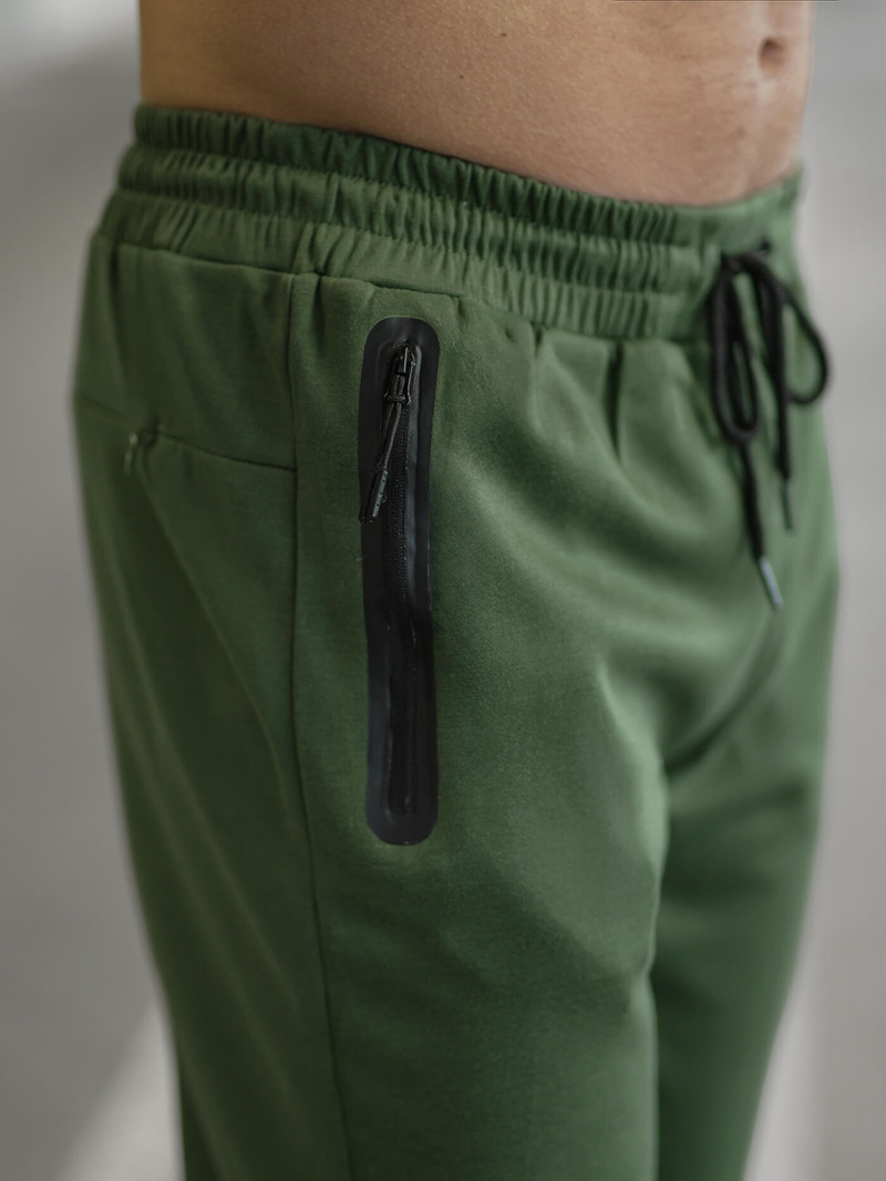 Pantalón de chándal de hombre caqui OZONEE JS/17K1998/29