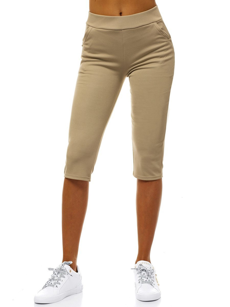 Leggings para mujer beige OZONEE JS/1027/C8